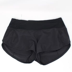 🎄EUC Black Lululemon Shorts size 2